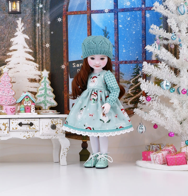 North Pole Santa - dress ensemble with boots for Ruby Red Fashion Friends doll