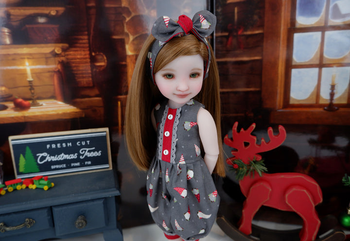 Norwegian Gnomes - romper with boots for Ruby Red Fashion Friends doll