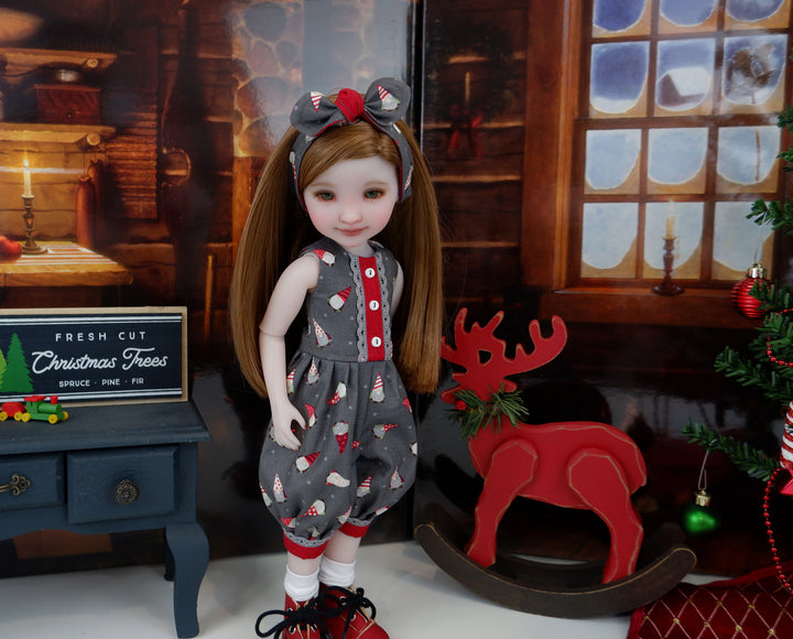 Norwegian Gnomes - romper with boots for Ruby Red Fashion Friends doll