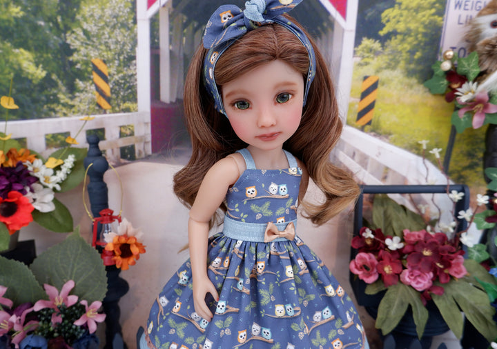 Owl Branch - dress and shoes for Ruby Red Fashion Friends doll