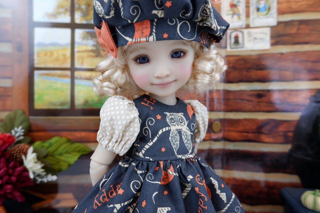 Owloween - dress with boots for Ruby Red Fashion Friends doll