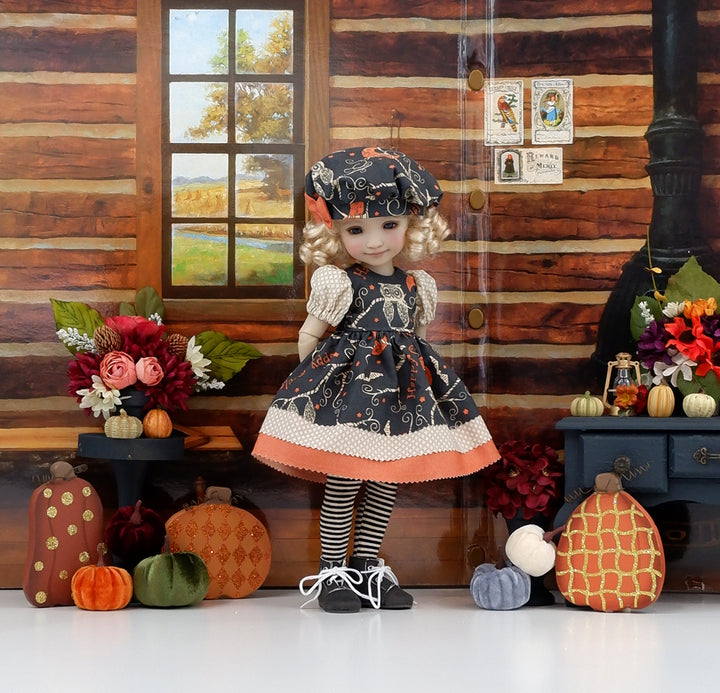Owloween - dress with boots for Ruby Red Fashion Friends doll
