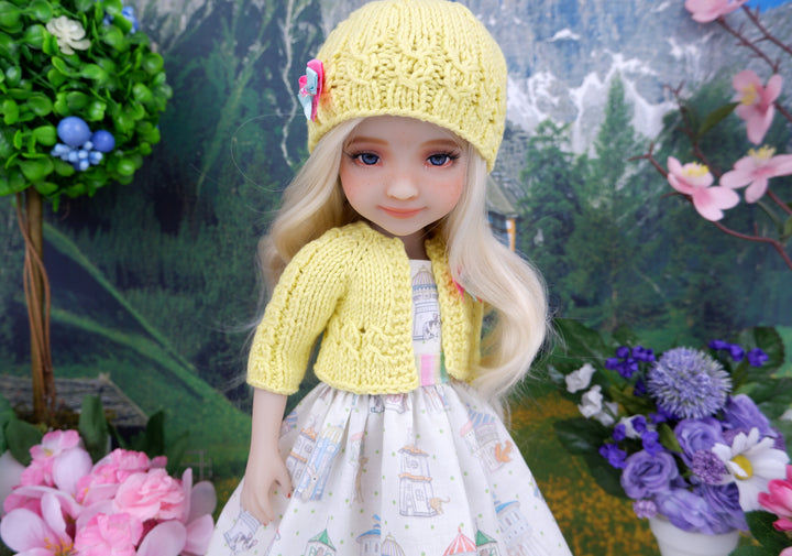 Palace Pets - dress and sweater set with shoes for Ruby Red Fashion Friends doll