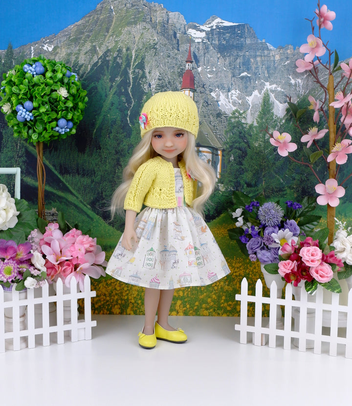 Palace Pets - dress and sweater set with shoes for Ruby Red Fashion Friends doll