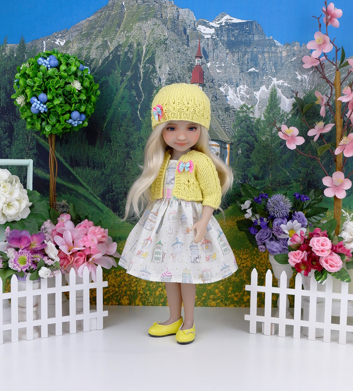 Palace Pets - dress and sweater set with shoes for Ruby Red Fashion Friends doll