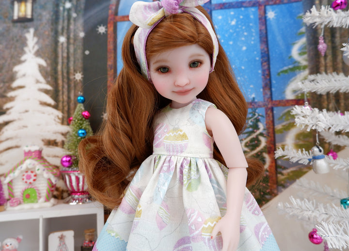 Pastel Ornaments - dress with boots for Ruby Red Fashion Friends doll