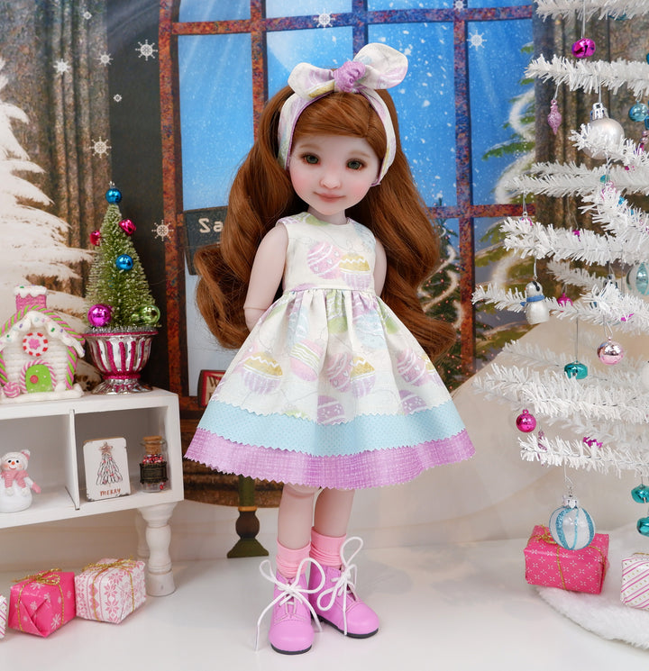 Pastel Ornaments - dress with boots for Ruby Red Fashion Friends doll