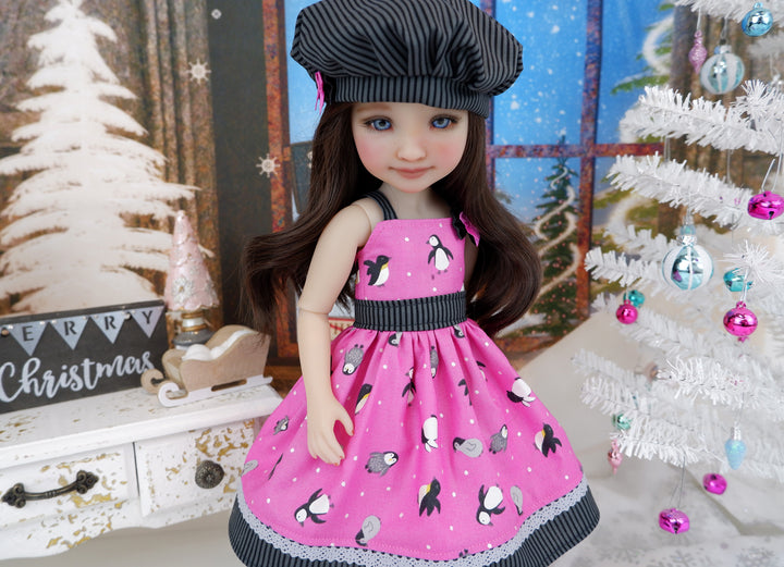Petite Penguin - dress with shoes for Ruby Red Fashion Friends doll