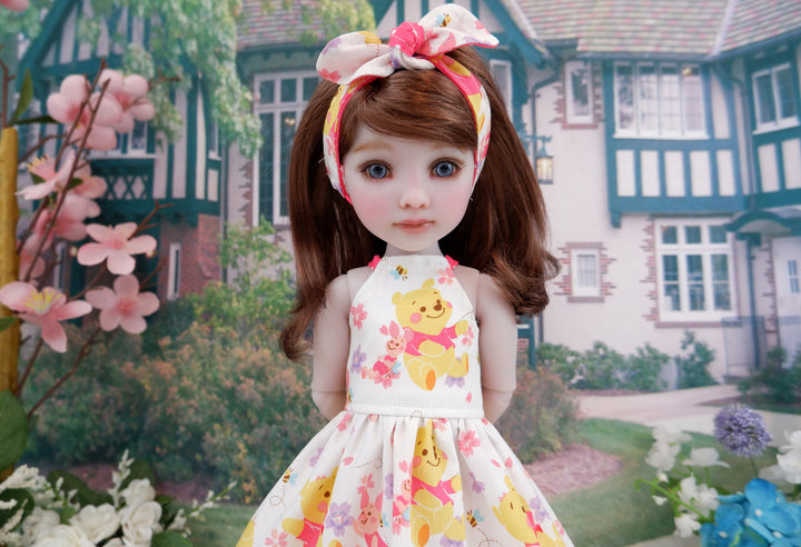 Piglet & Pooh - dress and sandals for Ruby Red Fashion Friends doll