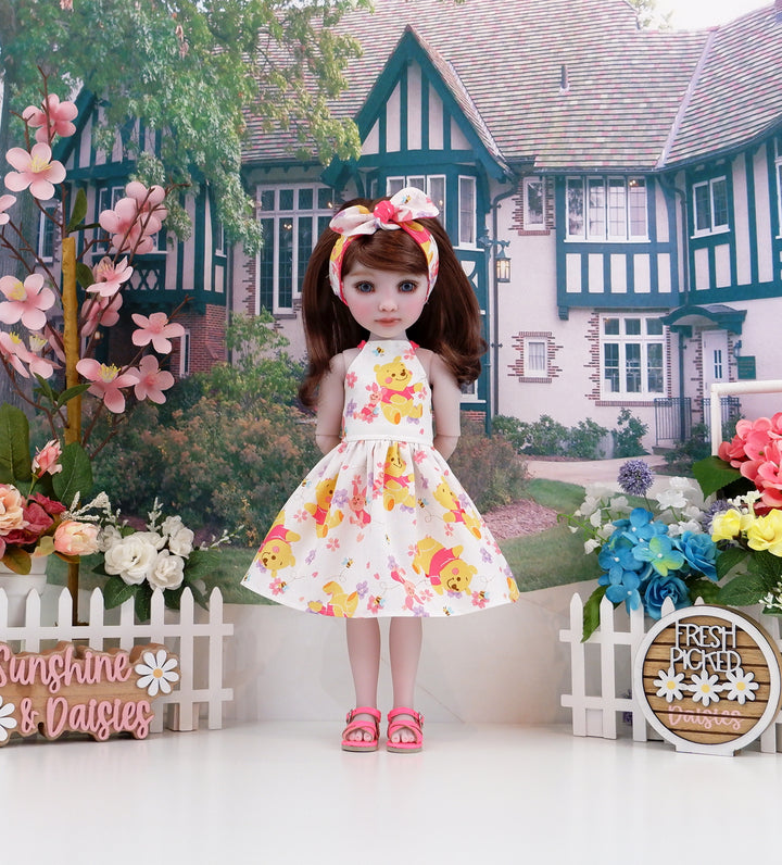 Piglet & Pooh - dress and sandals for Ruby Red Fashion Friends doll