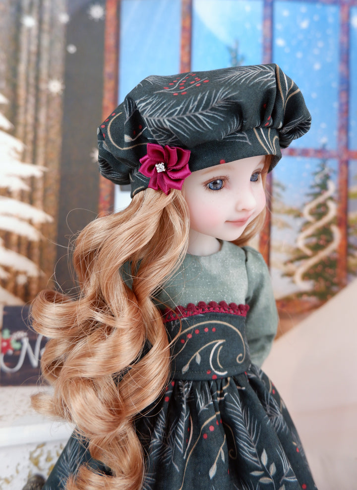 Pine Flourish - dress with shoes for Ruby Red Fashion Friends doll