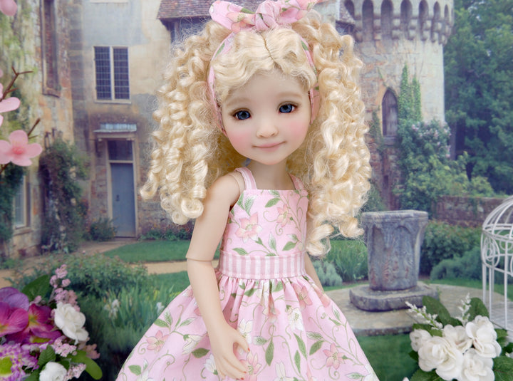 Pink Clematis - dress and shoes for Ruby Red Fashion Friends doll