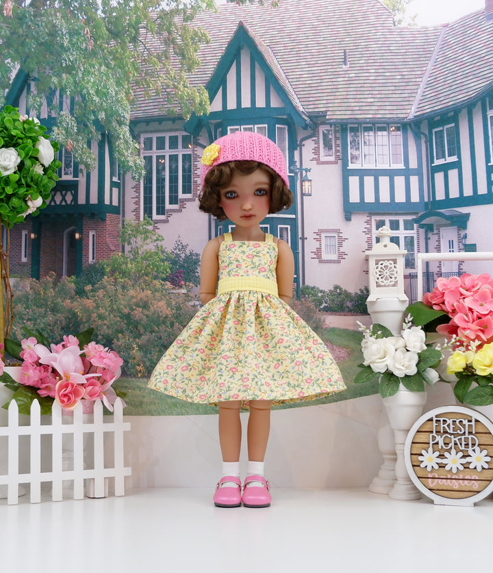 Pink Glories - dress, sweater with shoes for Ruby Red Fashion Friends doll