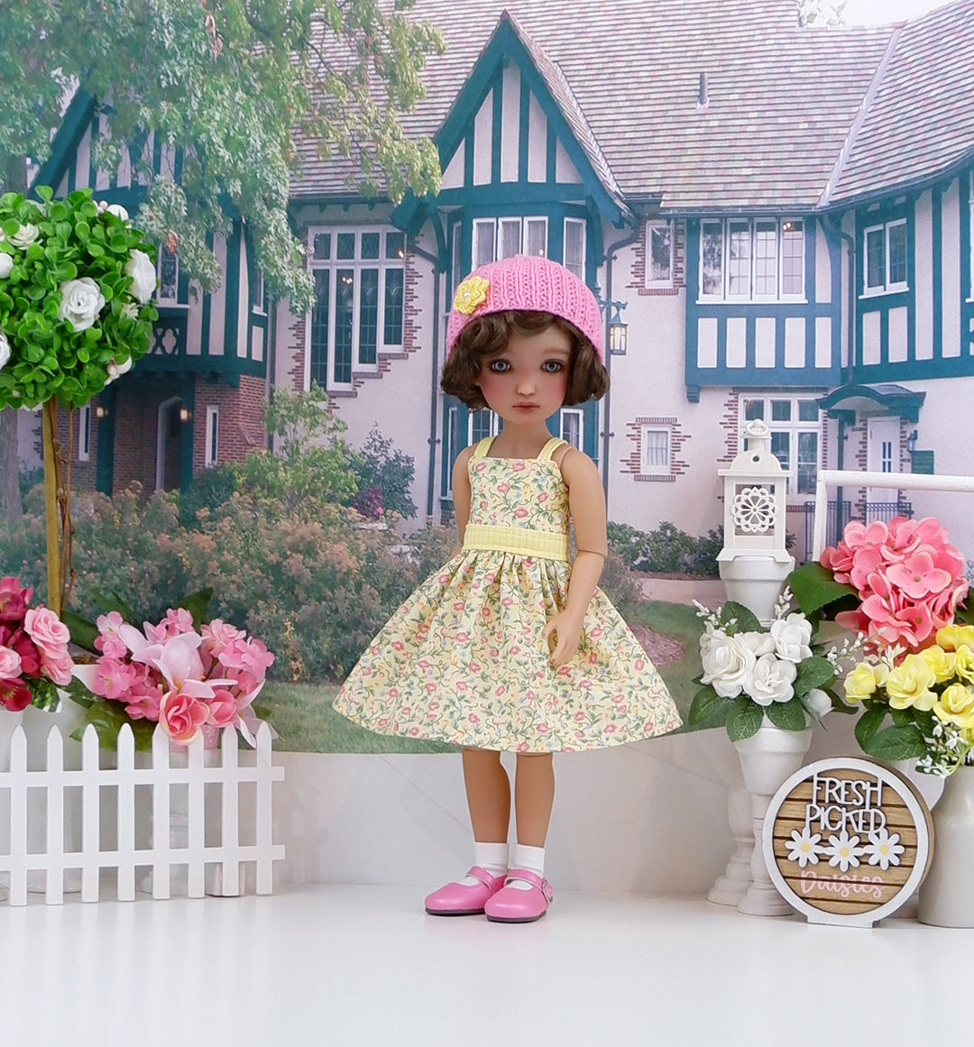 Pink Glories - dress, sweater with shoes for Ruby Red Fashion Friends doll