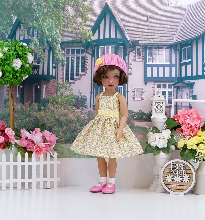 Pink Glories - dress, sweater with shoes for Ruby Red Fashion Friends doll