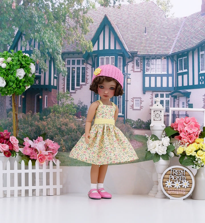 Pink Glories - dress, sweater with shoes for Ruby Red Fashion Friends doll