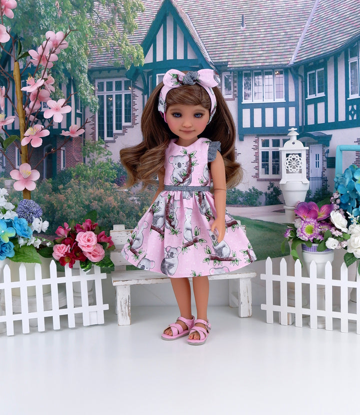 Playful Koala - dress with sandals for Ruby Red Fashion Friends doll