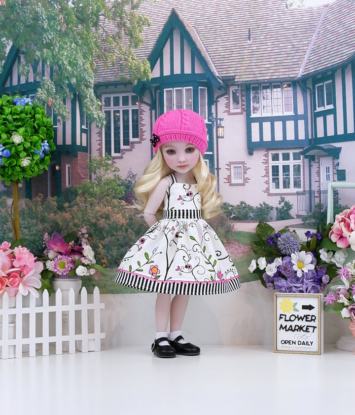 Playful Ladybug - dress & sweater with shoes for Ruby Red Fashion Friends doll