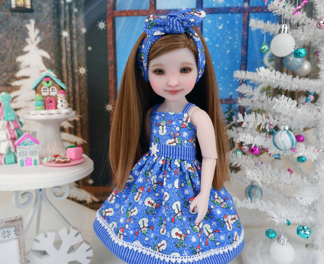 Playful Snowman - dress with shoes for Ruby Red Fashion Friends doll