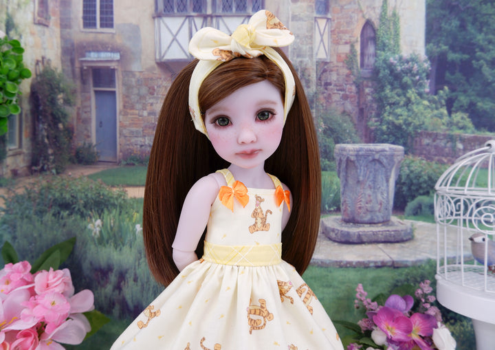 Playful Tigger - dress with shoes for Ruby Red Fashion Friends doll