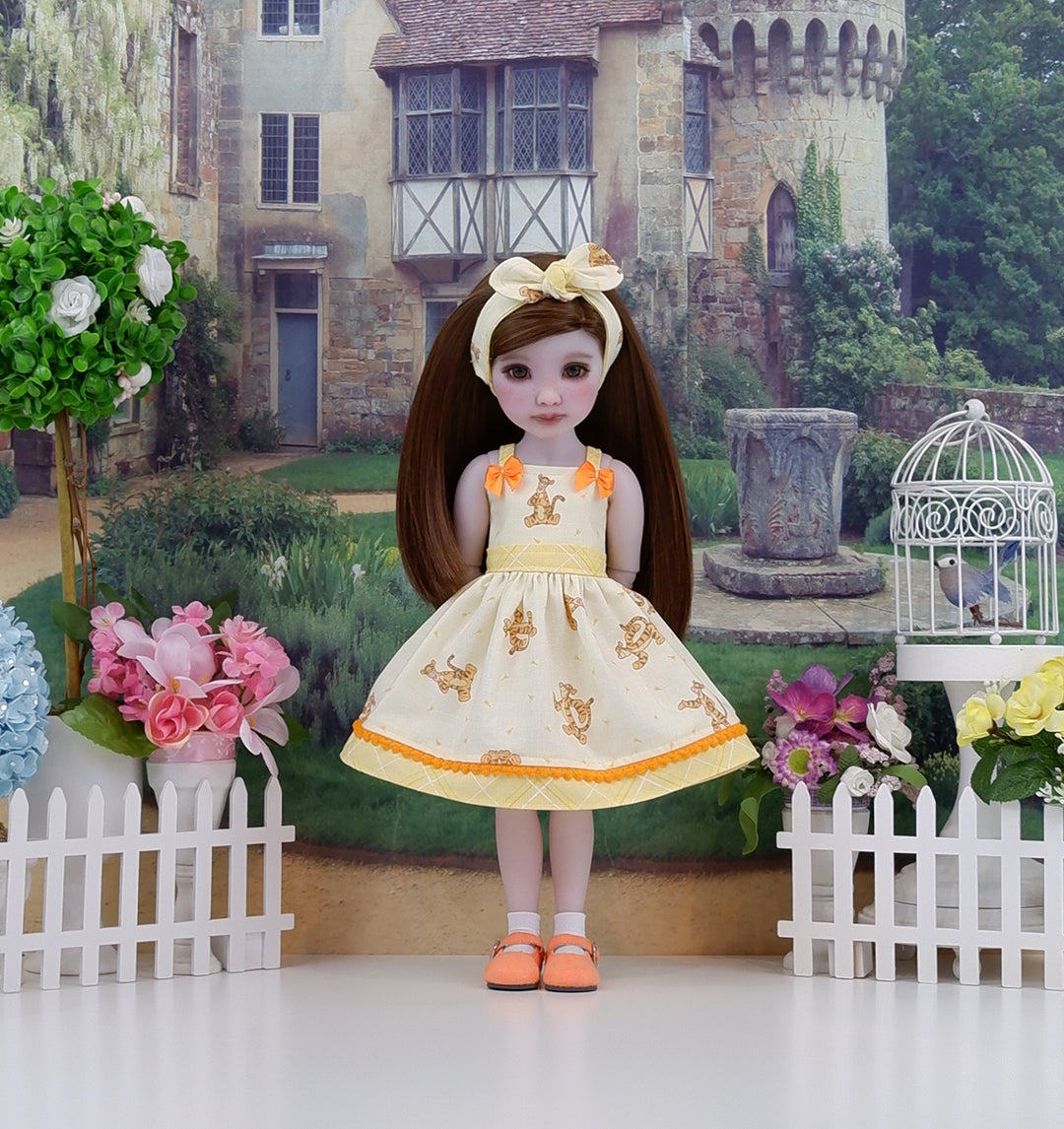 Playful Tigger - dress with shoes for Ruby Red Fashion Friends doll