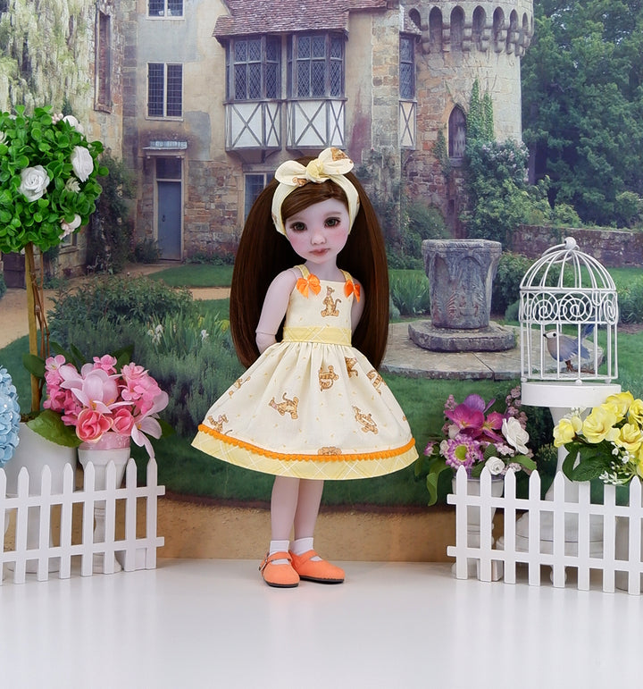 Playful Tigger - dress with shoes for Ruby Red Fashion Friends doll