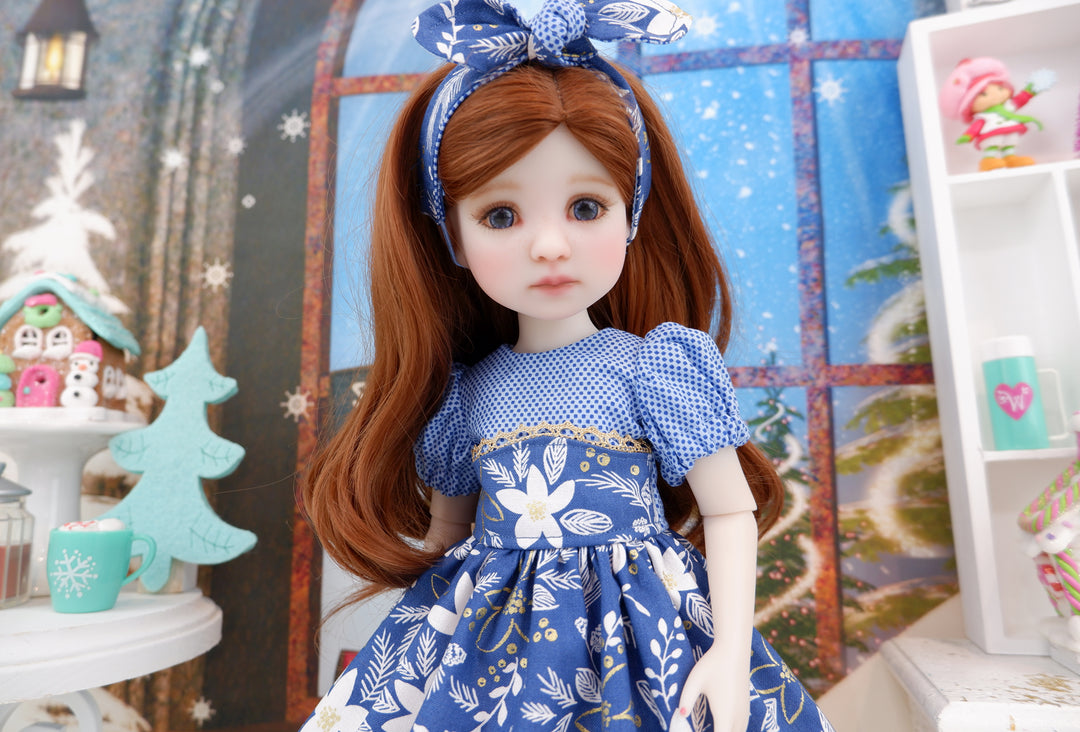 Poinsettia Gala - dress with shoes for Ruby Red Fashion Friends doll