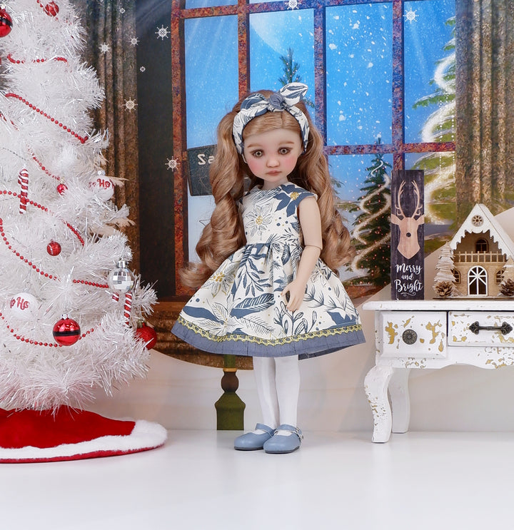 Poinsettia Majesty - dress with shoes for Ruby Red Fashion Friends doll