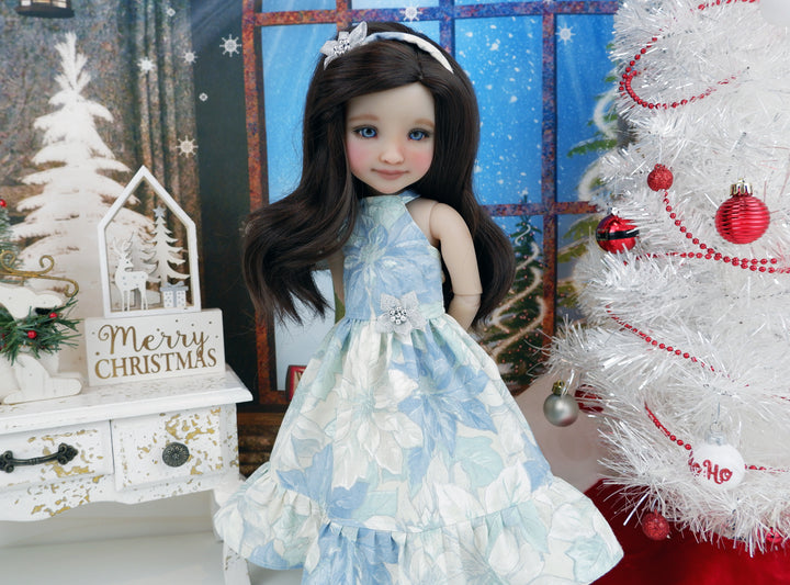 Poinsettia Perfection - dress with shoes for Ruby Red Fashion Friends doll