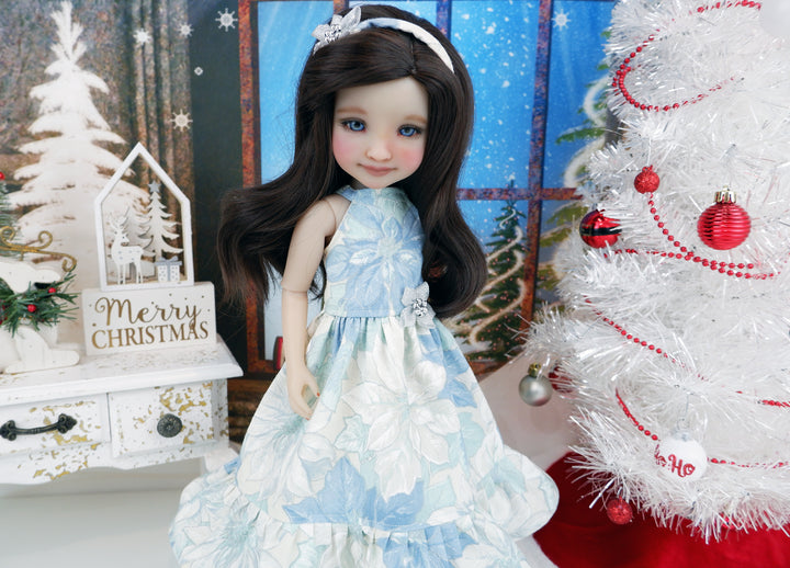 Poinsettia Perfection - dress with shoes for Ruby Red Fashion Friends doll