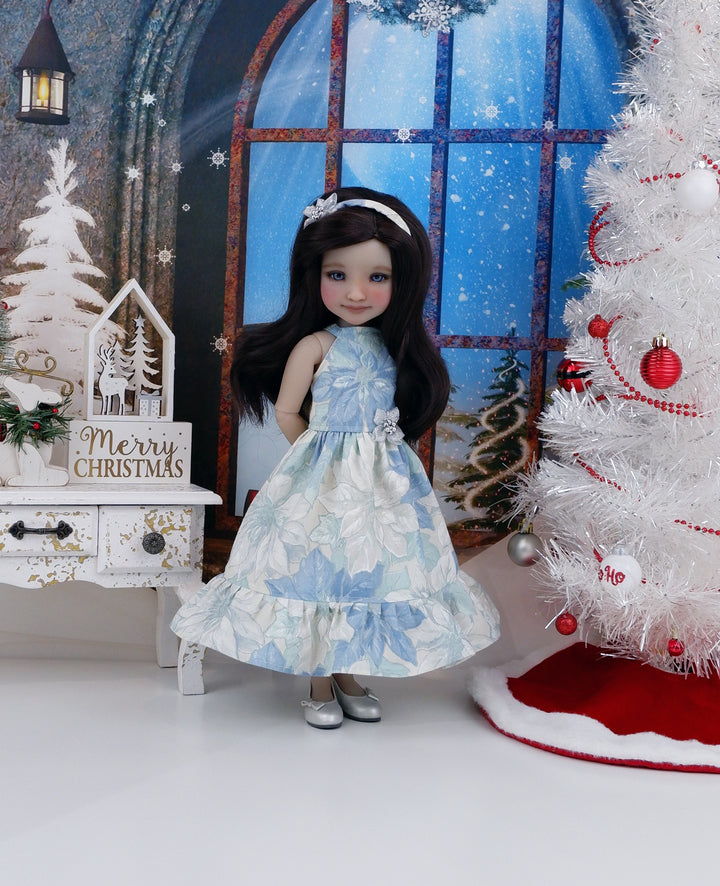 Poinsettia Perfection - dress with shoes for Ruby Red Fashion Friends doll