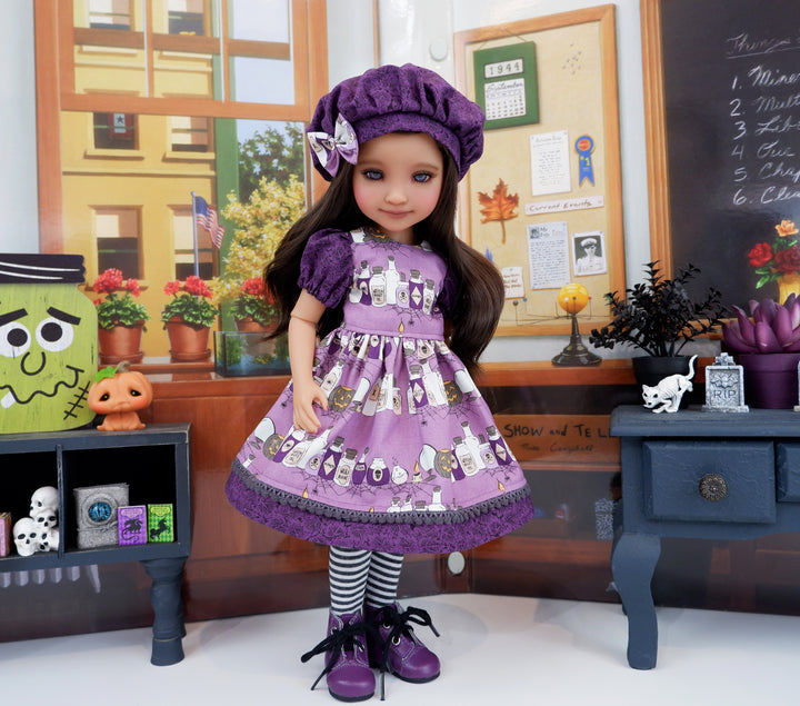 Potions Class - dress and boots for Ruby Red Fashion Friends doll