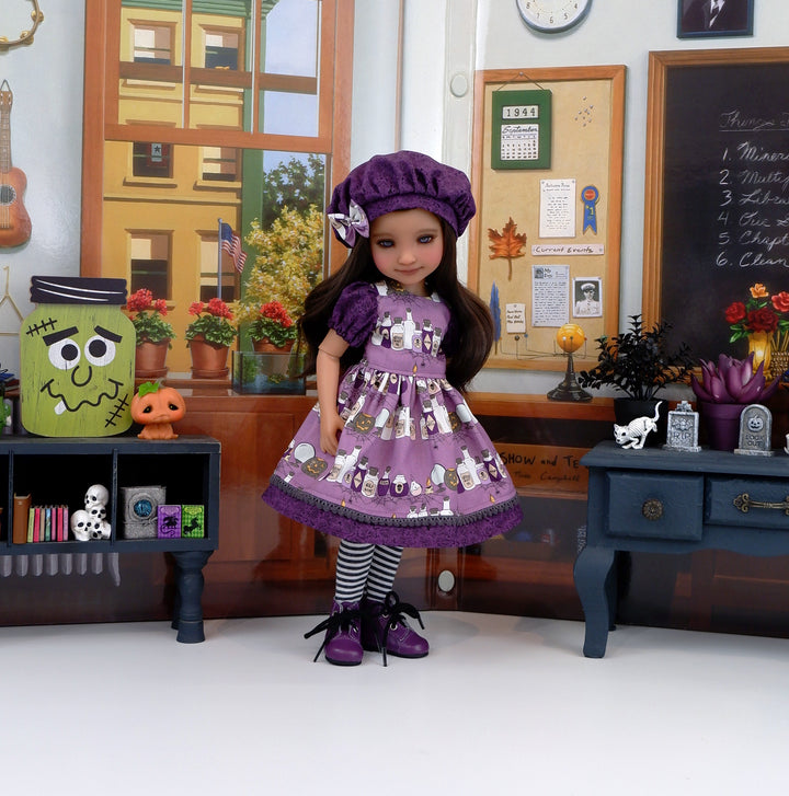 Potions Class - dress and boots for Ruby Red Fashion Friends doll