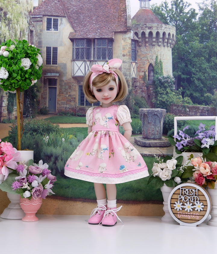 Pretty Poodle - dress and boots for Ruby Red Fashion Friends doll