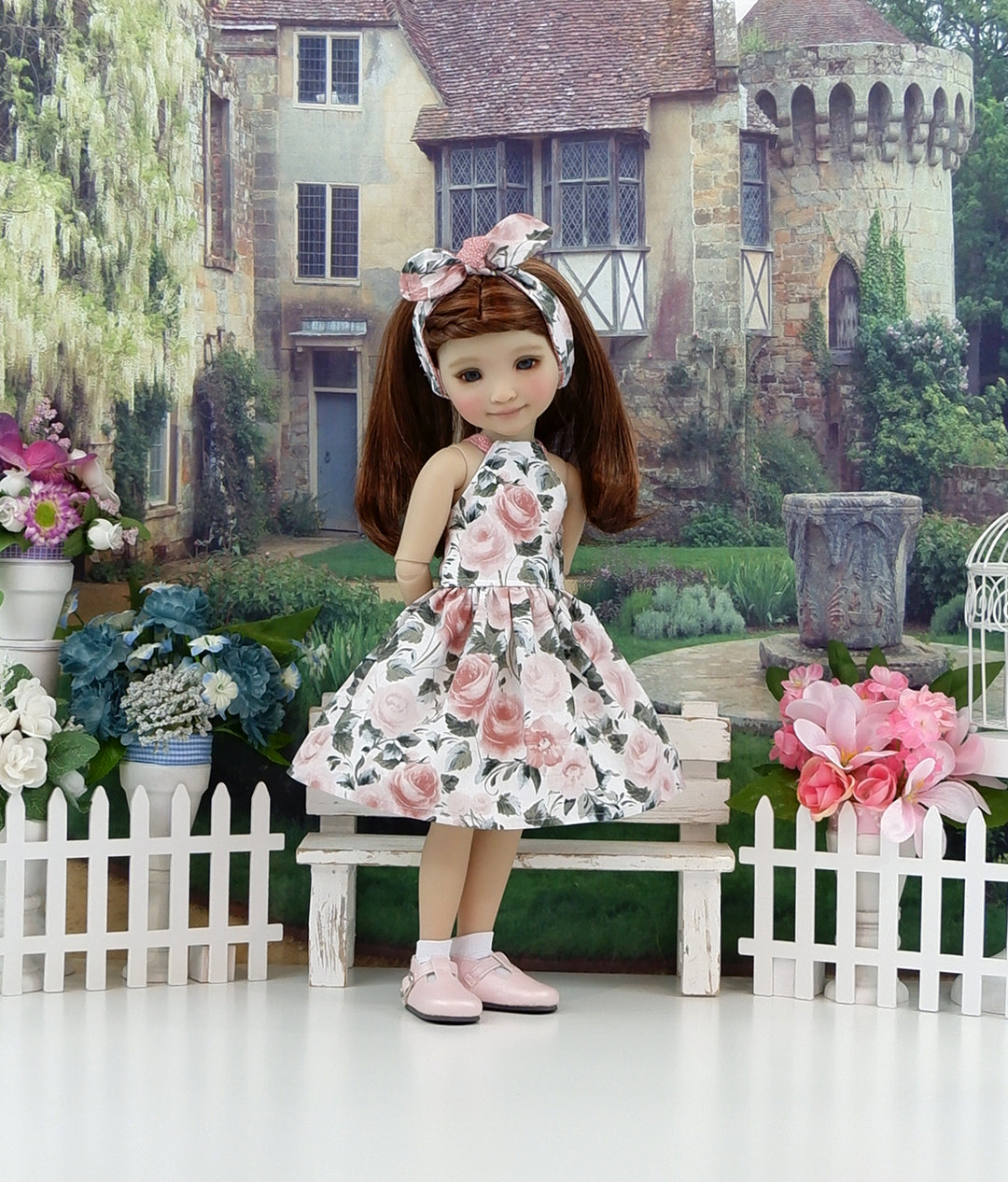 Princess Rose - dress and shoes for Ruby Red Fashion Friends doll