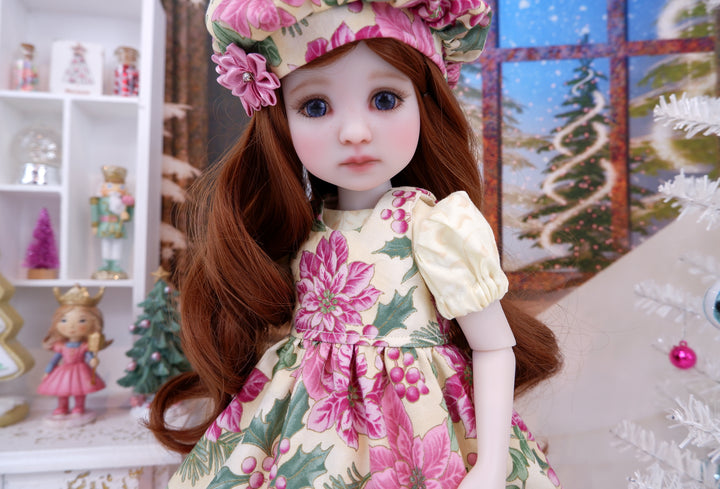 Princettia - dress & pinafore with boots for Ruby Red Fashion Friends doll