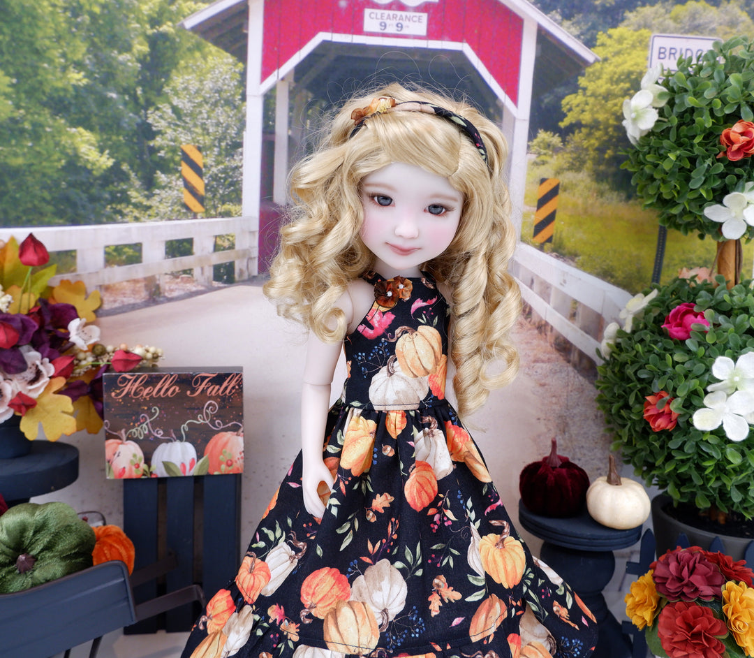 Pumpkin Beauty - dress with shoes for Ruby Red Fashion Friends doll