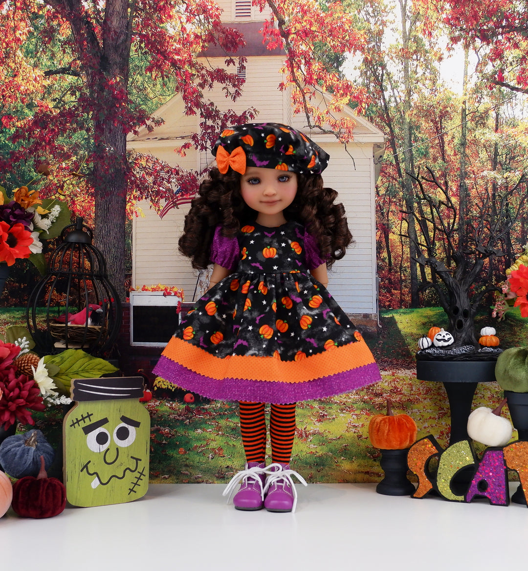 Pumpkin Candies - dress with boots for Ruby Red Fashion Friends doll