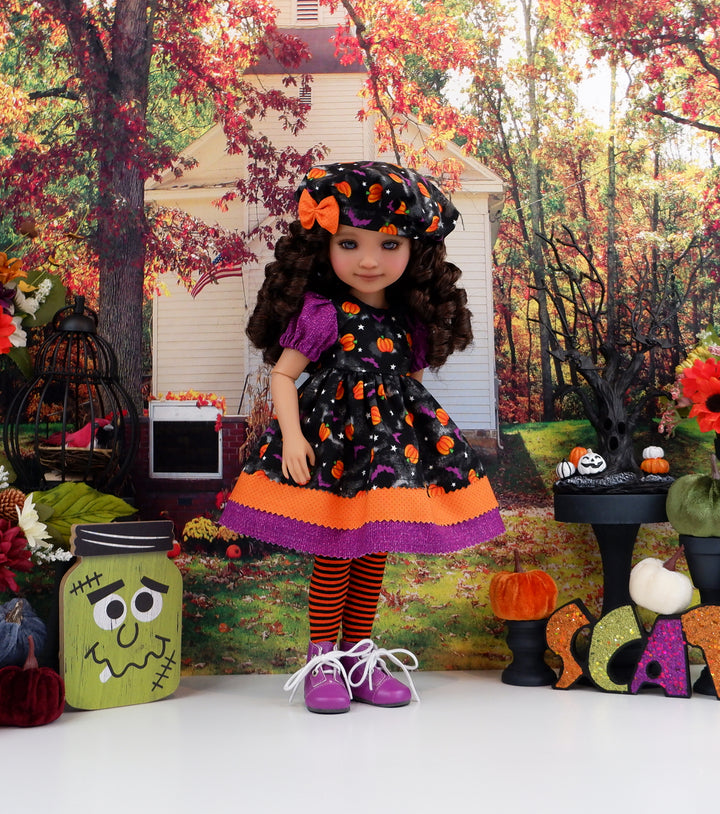 Pumpkin Candies - dress with boots for Ruby Red Fashion Friends doll