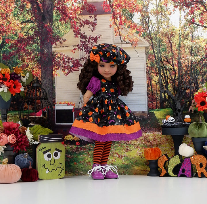 Pumpkin Candies - dress with boots for Ruby Red Fashion Friends doll