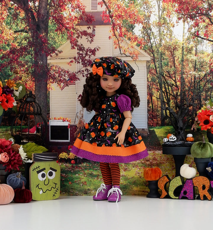 Pumpkin Candies - dress with boots for Ruby Red Fashion Friends doll