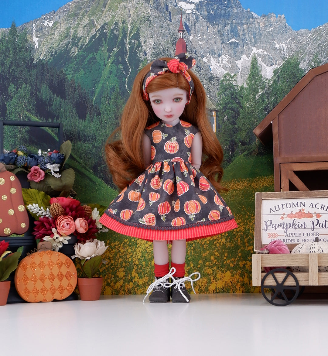Pumpkin Carnival - dress with boots for Ruby Red Fashion Friends doll