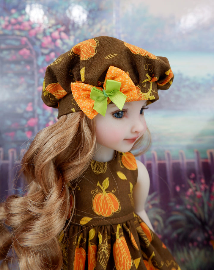 Pumpkin Fields - dress with boots for Ruby Red Fashion Friends doll
