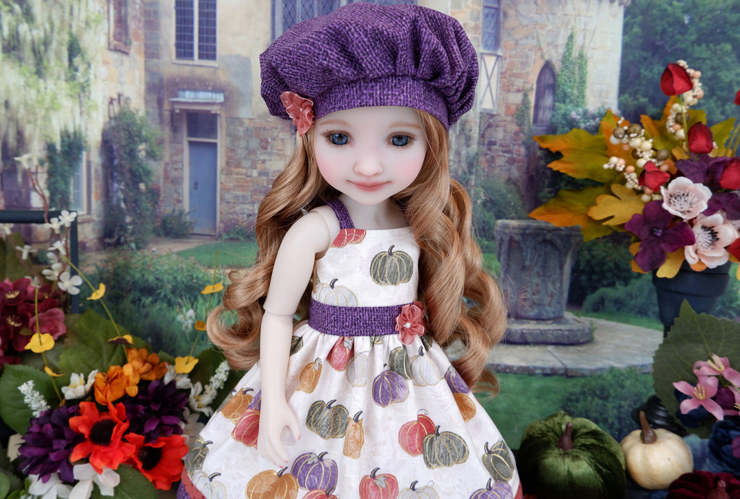 Pumpkin Perfection - dress with shoes for Ruby Red Fashion Friends doll