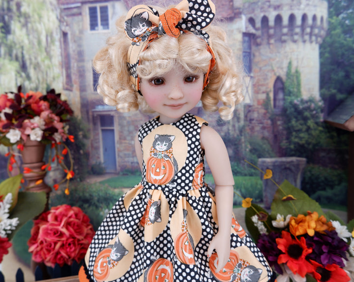 Purrfect Halloween - dress with boots for Ruby Red Fashion Friends doll
