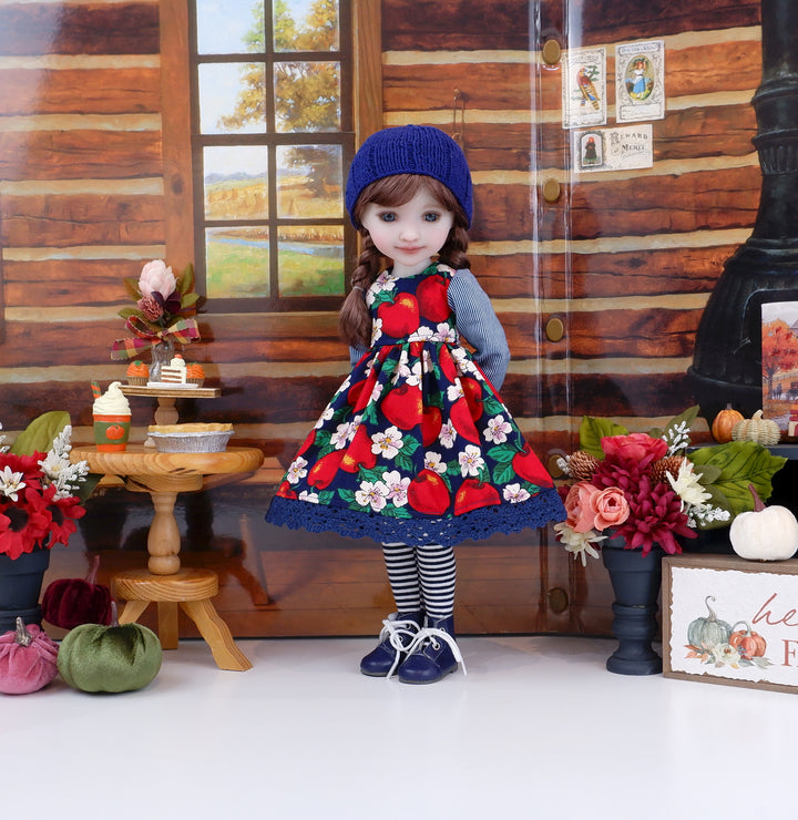 Red Delicious - dress ensemble with boots for Ruby Red Fashion Friends doll