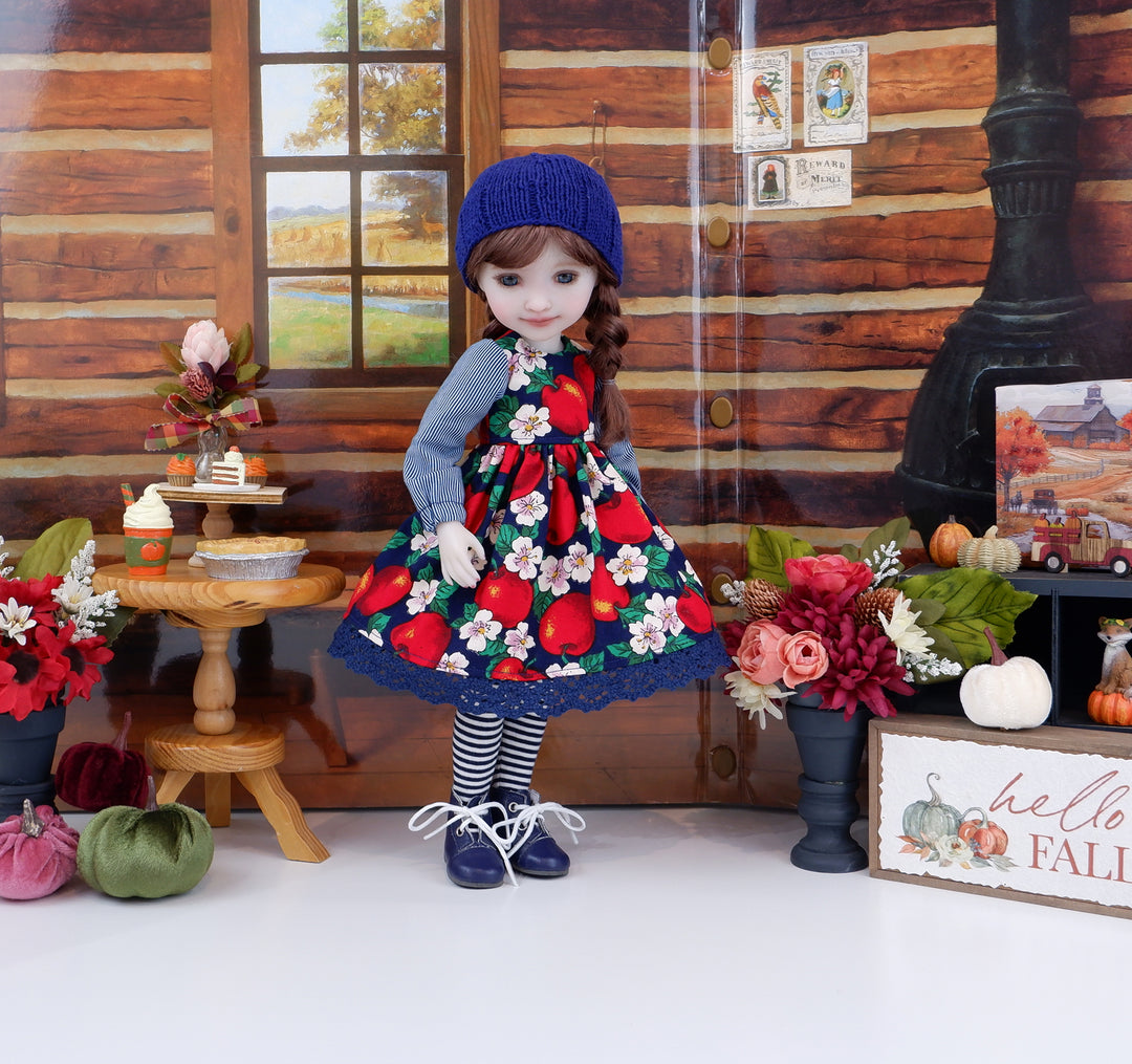 Red Delicious - dress ensemble with boots for Ruby Red Fashion Friends doll