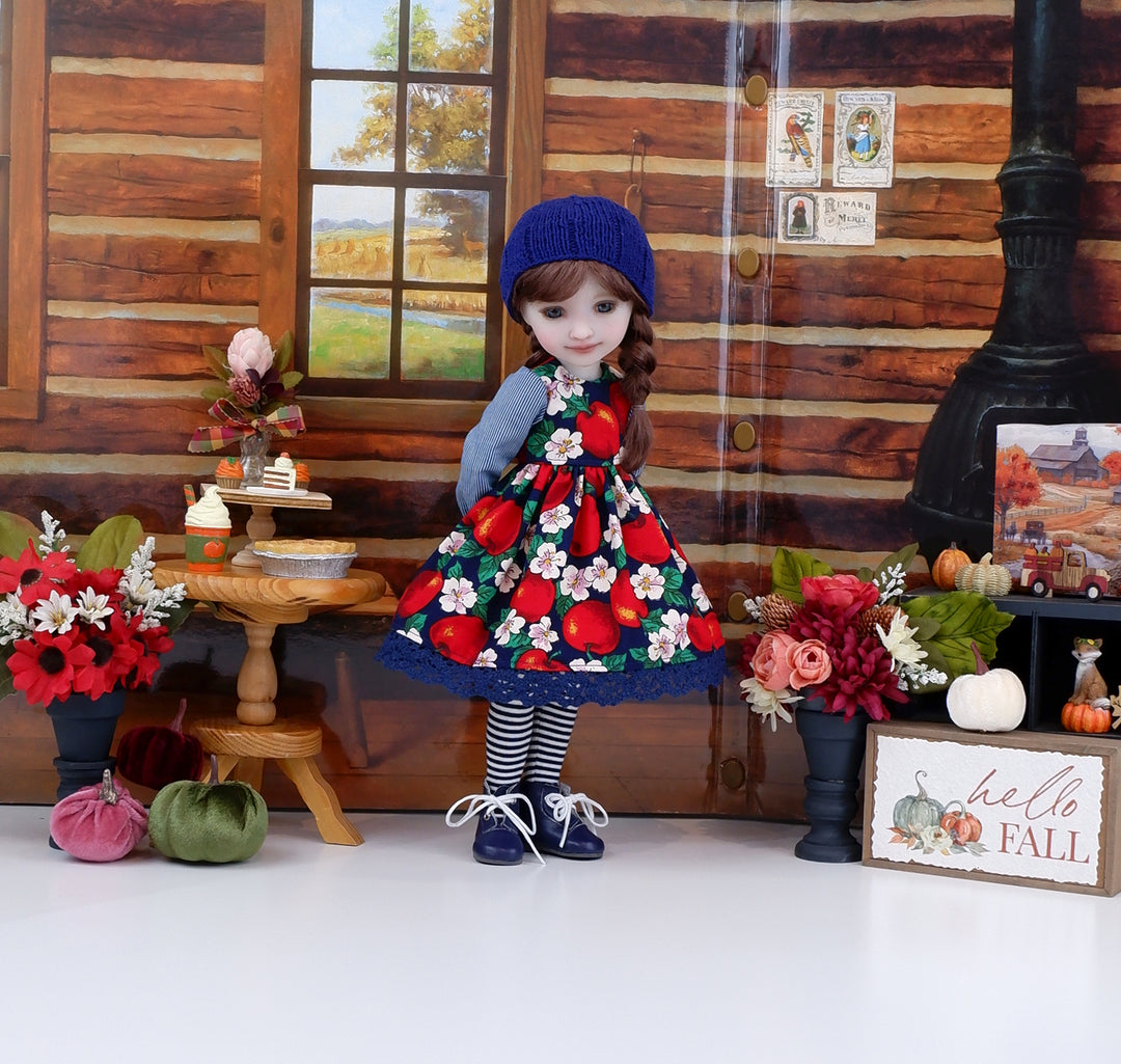 Red Delicious - dress ensemble with boots for Ruby Red Fashion Friends doll