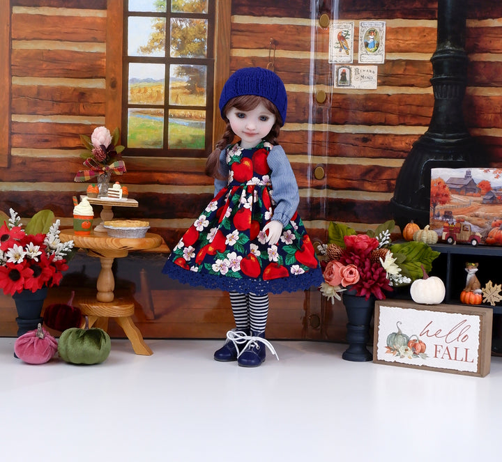 Red Delicious - dress ensemble with boots for Ruby Red Fashion Friends doll