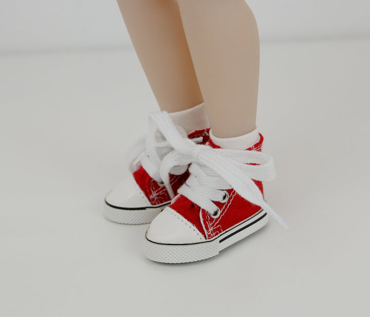 High Top Tennis Shoes - 58mm - Fashion Friends doll shoes